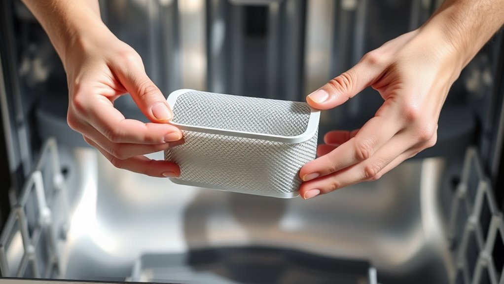 replace the filter securely