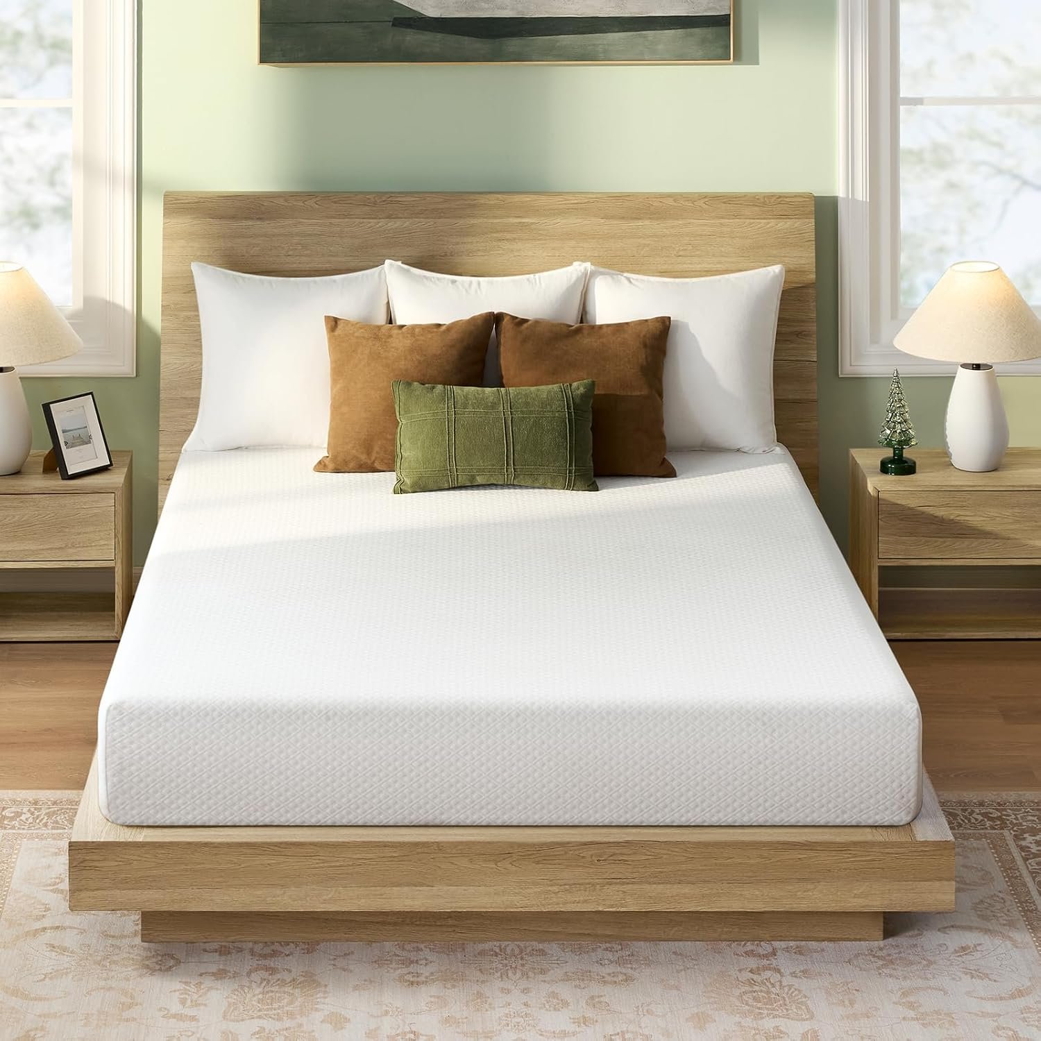 Rolanstar Twin Size Mattress, 6 Inch Gel Memory Foam Mattress in a Box, Fiberglass Free, Breathable for Cooler Sleep Supportive  Pressure Relief, CertiPUR-US Certified, White Rolanstar Twin Size Mattress, 6 Inch Gel Memory Foam Mattress in a Box, Fiberglass Free, Breathable for Cooler Sleep Supportive  Pressure Relief, CertiPUR-US Certified, White