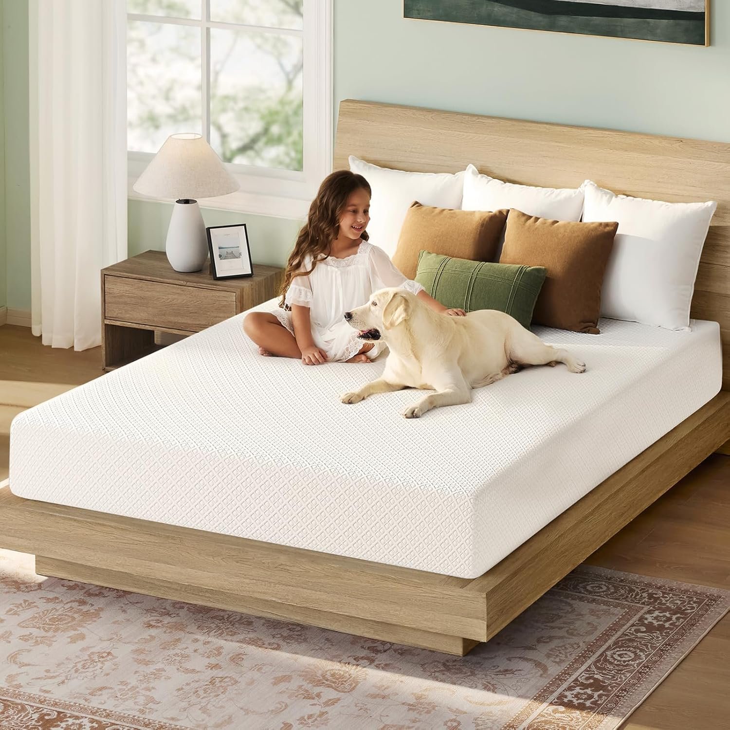 Rolanstar Twin Size Mattress, 6 Inch Gel Memory Foam Mattress in a Box, Fiberglass Free, Breathable for Cooler Sleep Supportive  Pressure Relief, CertiPUR-US Certified, White Rolanstar Twin Size Mattress, 6 Inch Gel Memory Foam Mattress in a Box, Fiberglass Free, Breathable for Cooler Sleep Supportive  Pressure Relief, CertiPUR-US Certified, White