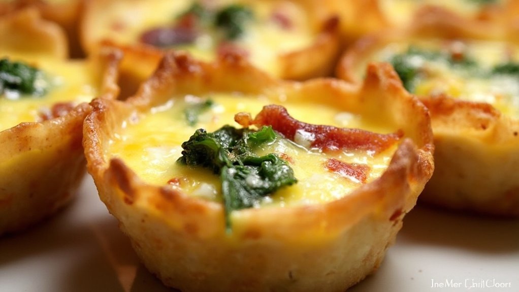 savory breakfast quiche cups