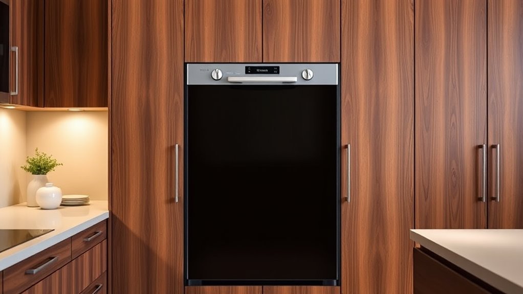 seamless cabinet integrated dishwashers