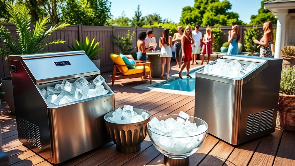 selecting optimal outdoor ice maker