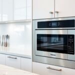 sleek panasonic built in microwaves