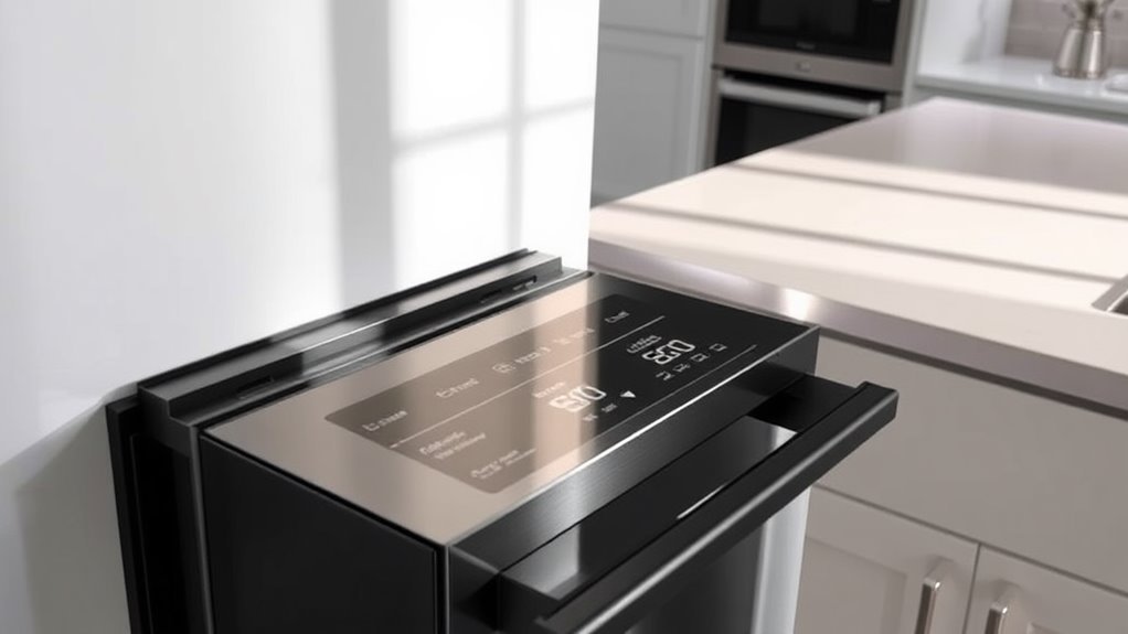 stylish and convenient dishwasher