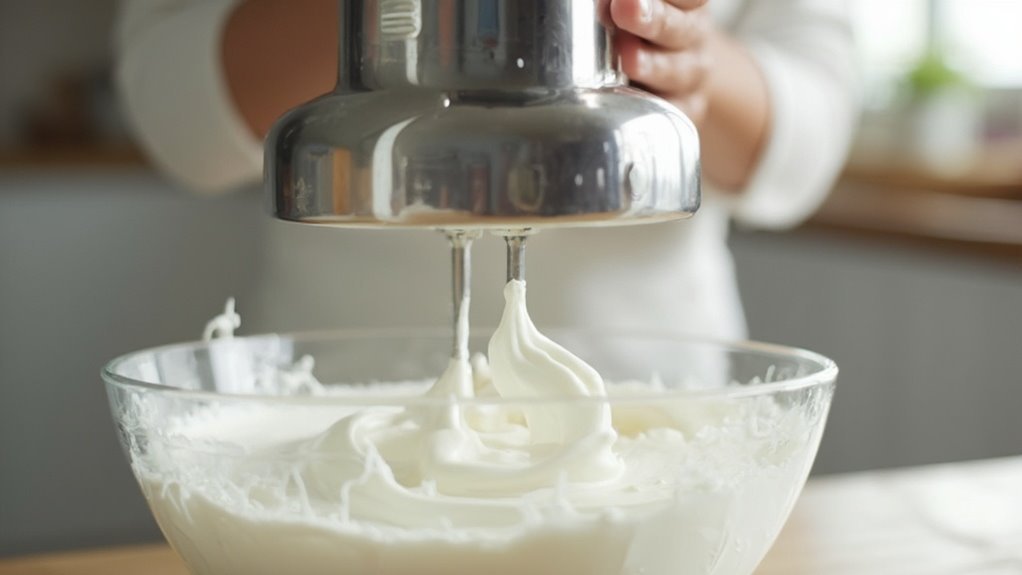whip cream until fluffy