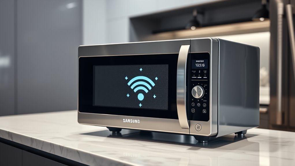 wi fi enabled samsung microwaves